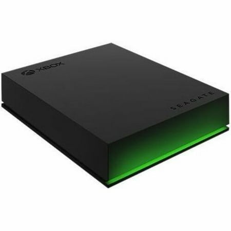 Seagate Game Drive for Xbox 5TB External USB 3.2 Gen 1 Portable Hard Drive with Green LED Bar - Black