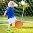 thumbnail image 4 of NOGIS 9.4inch Uncoated High Density Foam Ball - Foam Sports Balls - Soft and Bouncy, Lightweight and Easy to Grasp Foam Silent Balls are Safe（Orange）, 4 of 7