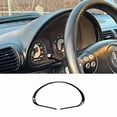 thumbnail image 5 of For Mercedes Benz C Class W203 2005-2007 Real Carbon Fiber Car Console Instrument Panel Screen Frame Decoration Sticker., 5 of 9