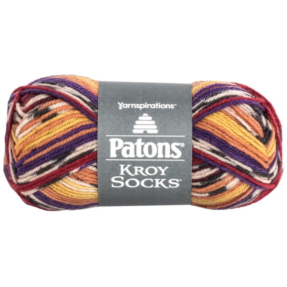 Patons Kroy Socks Yarn-Sunset Jacquard