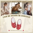 thumbnail image 7 of Lsque Christmas Hohoho Pattern Womens Comfort Cotton on Scuff With Memory Foam and Anti-skid Sole Slipper-37/38, 7 of 7