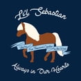thumbnail image 2 of Lil Sebastian Always in Our Hearts T Shirt - Large - Navy, 2 of 8