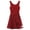 Red, variant on DPOIS Lyrical Dance Costumes for Women High-Low Ballet Dance Gymnastics Leotard Dress Red L