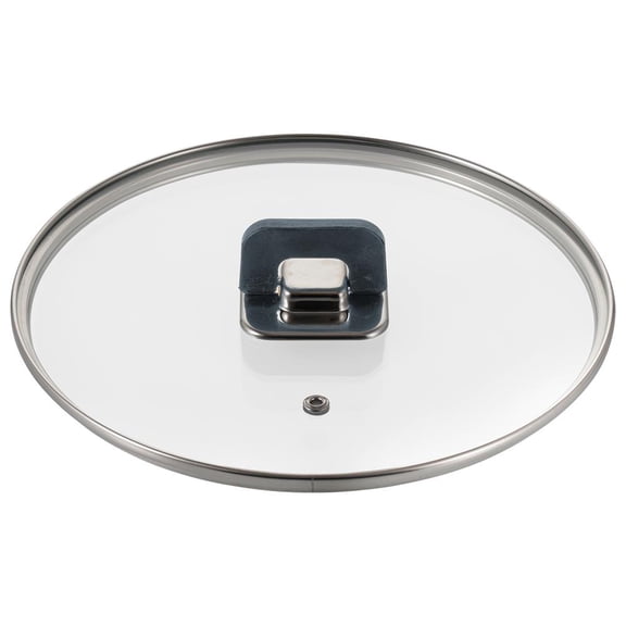 NutriChef Lid for 5 Quart Casserole - See-Through Tempered Glass Lids, Works with Model: (Gray)