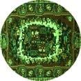 thumbnail image 1 of Ahgly Company Indoor Round Persian Green Traditional Area Rugs, 8' Round, 1 of 1