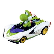 Carrera 64183 Mario Kart P-Wing Yoshi 1:43 Scale Analog Slot Car Racing Vehicle for Carrera GO!!! Slot Car Toy Race Track Sets
