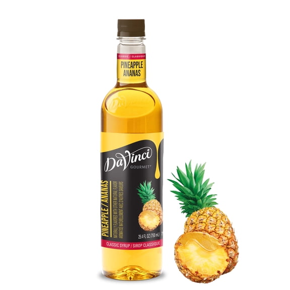 DaVinci Gourmet Classic Pineapple Syrup, 25.4 Fluid Ounces (Pack of 1)