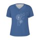 thumbnail image 4 of Camisetas de Manga Corta para las Mujeres, Impresión de Cuello en V Camiseta Casual Top Hecho de 95% Poliéster 5% Spandex para el Uso Diario de Primavera Verano, Camisetas para las Mujeres Casual, 4 of 4