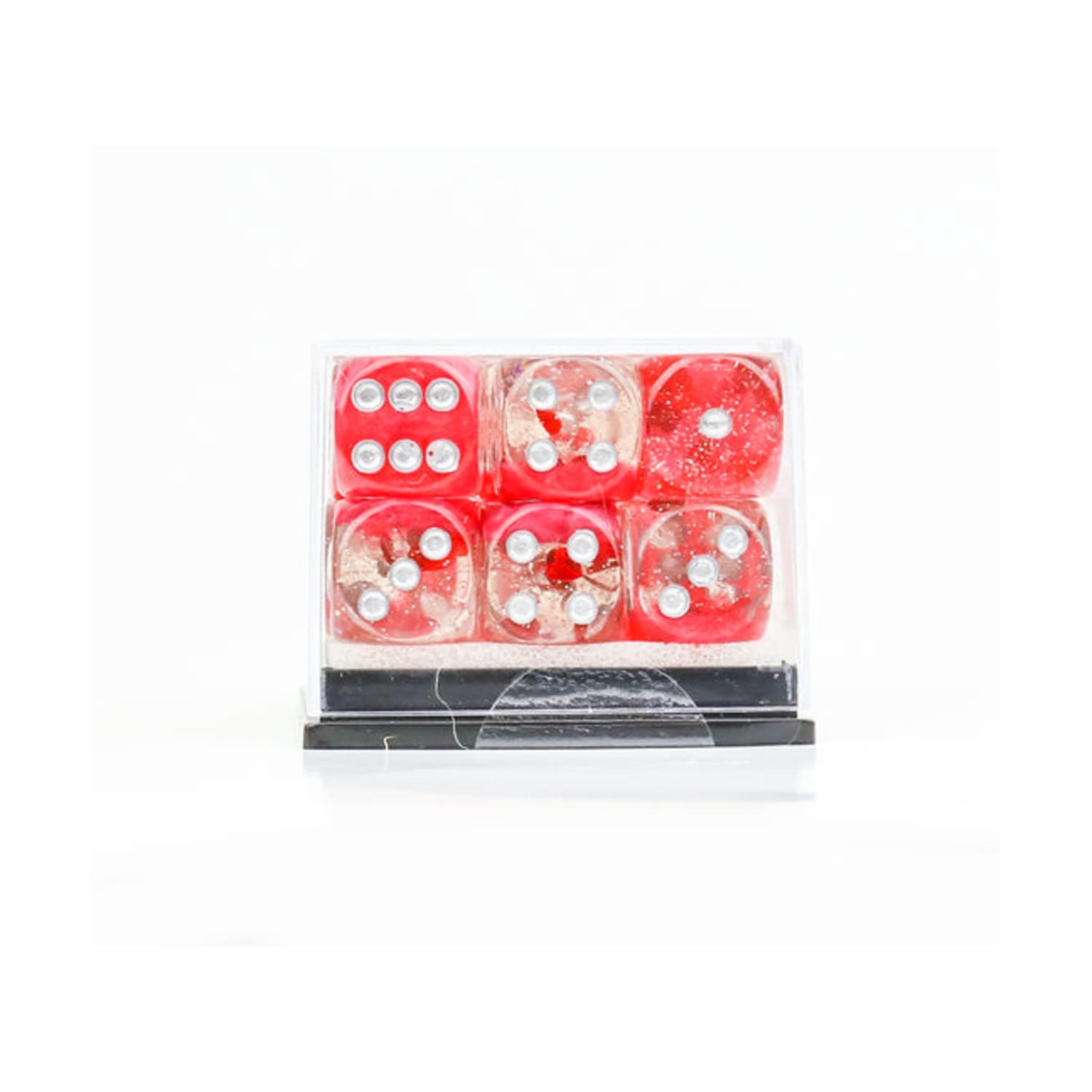 Sirius Dice SDZ000815 12 mm D6 Cube Set - Hearts - 18 Count