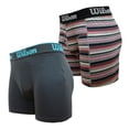 thumbnail image 2 of Bóxer Wilson para Hombre, 2 Piezas Multicolor Talla EG, 2 of 4