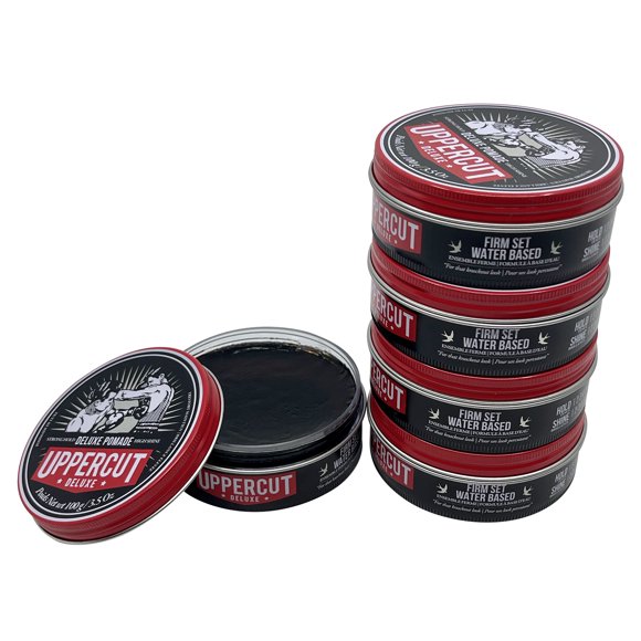 Uppercut Deluxe Pommade Tenue Forte Brillance Élevée 3,5 OZ Ensemble de 5