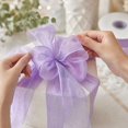 thumbnail image 4 of Luoshdecor Wired Ribbons,for DIY Handmade Bows Crafts, Gift Wrapping and Christmas Party Decoration, 1.5 in x 9.8 Yards, 4 of 7