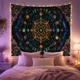 thumbnail image 2 of Celestial Mandala with Planets and Nebula, Dreamy Boho for Space Lovers, Cosmic Home Decor, Housewarming Gift Tapestry Wall Hanging for Bedroom, Living Room and Dorm, 2 of 7