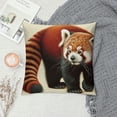 thumbnail image 2 of Orinice Red Panda Graphic Decorative Throw Pillow Cover for Home Couch Living Room Bed Sofa, Cotton Linen Cushion Case, 1PC 24x24in, 2 of 5