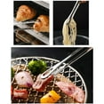 thumbnail image 2 of Summercome Kitchen Tongs Korean BBQ Tweezers for Cooking Stainless Steel Kitchen Tweezers Grill Food Yakiniku Cooking Clamp Tool for Salad, Fish, Steak, Barbecue, Buffet, Meat (11 Inches), 2 of 9