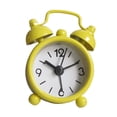 thumbnail image 4 of 3xMini Precioso Reloj Despertador Analógico de Doble Campana para Decoración de Dormitorio Infantil Amarillo 6 piezas, 4 of 7