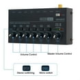 thumbnail image 5 of Aud**io Mixer 6 Channel Ultra-compact Low-noise Stereo Mini Sound Mixer For Home Studio Recording Live Outdoor Performance MIX600, 5 of 6