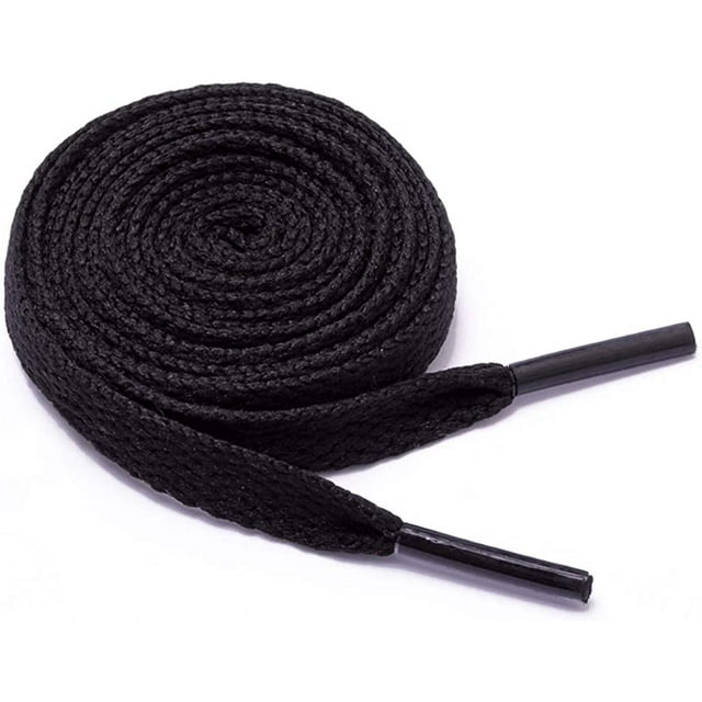 Juego de cordones planos de 2 pares de cordones de zapatos de varias longitudes para zapatillas de deporte Namotu CZJP-ZC35-19