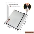 thumbnail image 4 of Muyoka Bolsa de documentos ignífuga de 14 x 11 pulgadas, bolsa de almacenamiento segura impermeable con cremallera, bolsa organizadora de almacenamiento para portadocumentos A4, objetos de valor, efec Muyoka Hogar, 4 of 7