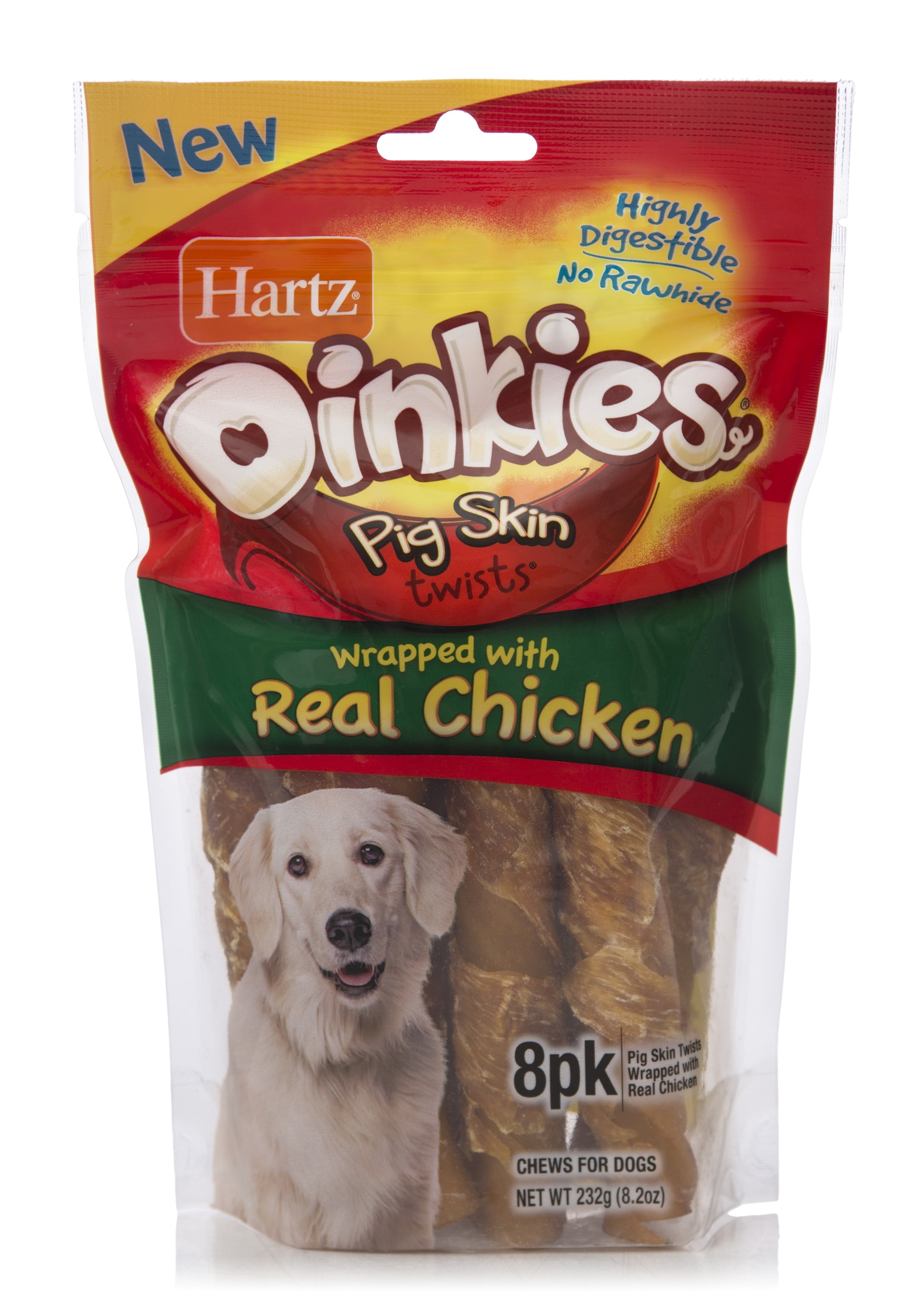 Hartz Oinkies Chicken Wrapped Dog Treats, 8.2 Oz. (8 Pack) Walmart