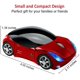 thumbnail image 2 of Ratón inalámbrico con forma de coche deportivo, mini ratón inalámbrico óptico portátil con receptor USB para ratones para viajes de negocios, oficina, hogar, escuela, regalo (rojo) ER, 2 of 6