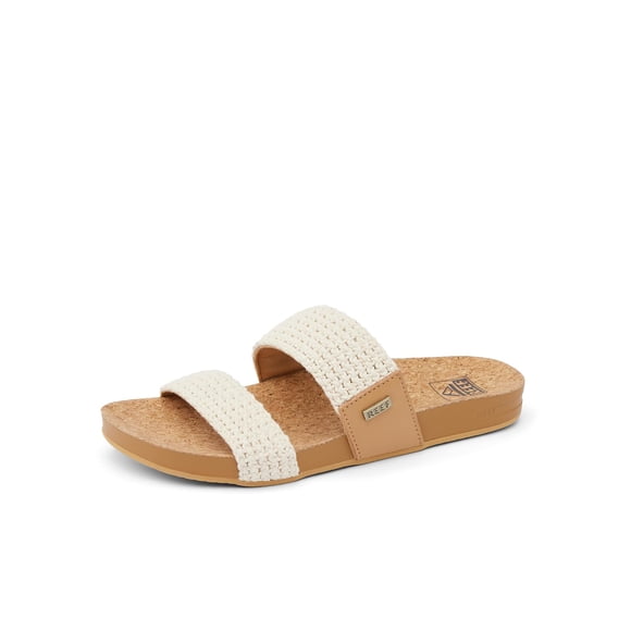 Sandalia Slide REEF Cushion Vista de piel vegana para mujer 11