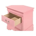 thumbnail image 3 of Louis Philippe 2-Drawer Pink Nightstand (24"H x 21"W x 16"D), 3 of 5