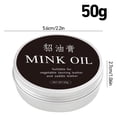 thumbnail image 2 of Leather Recoloring Balm with Mink Oil, Restores & Refurbishes, Nourishes & Conditions Bags, Furniture, Shoes & Car Seats, Multi-Purpose Leather Care Cream for All Leather Types, 50g, Black, 2 of 8