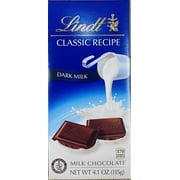 NEW Lindt Classic Recipe DARK MILK Chocolate Bar 4.1 oz - 1 Bar - FREE SHIPPING
