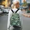 thumbnail image 7 of FORMRS Mini Backpack Purse for Women Travel Daypack Casual Shoulder Bag, Forest Camouflage Pattern, 7 of 7