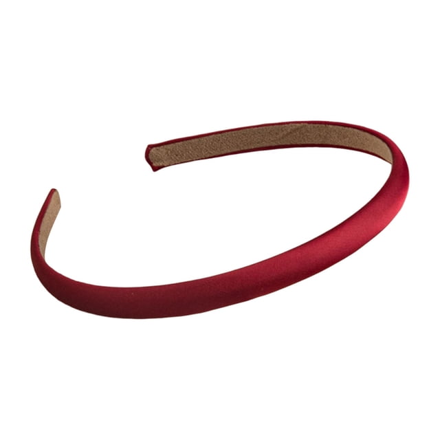 Elegant Satin Headband Minimalist Solid Color Hair Accessory for Retro Style Versatile Daily Wear Lightweight Band