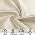 thumbnail image 3 of PiccoCasa Luxury Satin Body Pillowcase Silky Long Pillowcase 20" x 54" Taupe, 3 of 8