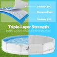 thumbnail image 4 of Joyfy Round Above Ground Pool - 10ft x 30inch Outdoor Round Frame Above Ground Swimming Pool Set Kiddie Pool for Kids Adults with Filter Pump, 4 of 7