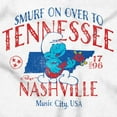 thumbnail image 2 of Smurfs Tennessee Nashville Cartoon Women's T Shirt Ladies Tee Brisco Brands S, 2 of 5