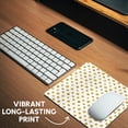 thumbnail image 6 of 3dRose, Cute Girly Trendy Polka Dot Pattern on White-Gold Dots , MousePad, 6 of 7