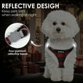 thumbnail image 4 of Puppy Dog Winter Harness with Leash Set for Small Medium Dogs, Soft Mesh Step in Pet Harnesses and Leash, No Chock Plaid Adjustible No Pull Vest Red XXXS, 4 of 7