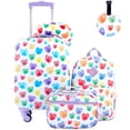 thumbnail image 1 of Juego de equipaje Travelers Club Kids con huella digital en forma de corazón, 5 piezas, 1 of 7