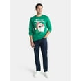 thumbnail image 2 of Men's Christmas Light Up Graphic Sweatshirt from Holiday Time, Sizes XS-3XL, 2 of 5