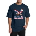 thumbnail image 3 of HAOMEILI Patriotic USA Bald Eagle American Flag Graphic T-Shirt, 3 of 6