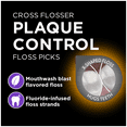 DenTek Cross Flosser Floss Picks, XShaped Floss Hugs Teeth, 75 Count