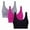 Gray, variant on CFLVAEK 3 Piece Sports Bras for Women High Support Seamless Yoga Gym Workout Bra Breathable Wireless Lift Up Sports Bra S