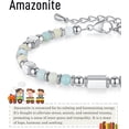 thumbnail image 5 of Back To School Gifts, Tiny Natural Stone First Day of School Back To School Bracelet Gifts for Girls Students Daughter Granddaughter Niece Sister Friend, 5 of 8