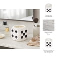 thumbnail image 5 of Tobacco Scented Dice Candle for Men and Women - Decorative Small Pillar and Votive Candle for Home Display - Indoor and Outdoor Safe for Living Room, Bedroom, or Bathroom - 4", Black & White, 5 of 14