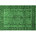 thumbnail image 1 of Ahgly Company Indoor Rectangle Persian Emerald Green Traditional Area Rugs, 5' x 7', 1 of 4