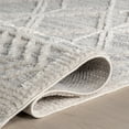 thumbnail image 5 of Ansley Moroccan Lattice Tassel Area Rug, 6'7" x 9', Light Grey, 5 of 9