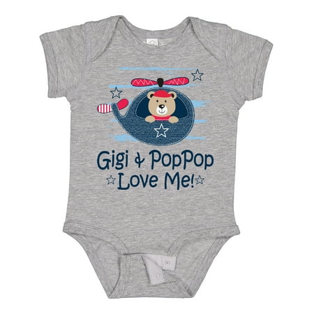

Inktastic Gigi and PopPop Love Me Gift Baby Boy Bodysuit