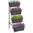 thumbnail image 2 of Vertical Raised Garden Bed Grey - 4 Tier, 2 of 5