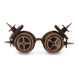 Steam Punks Glasses Leather Steampunk Accessories Man Halloween Cosplay  Funny Goggles Adult Party Gentleman's Prop Glasses - AliExpress