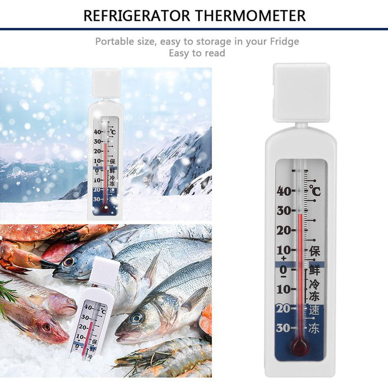 SeniorMar 1pcs Fridge Thermometer Household home Fridge Freezer Refrigerator Refrigeration Thermometer Newest Hot Search