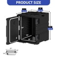 thumbnail image 5 of ModFusion 95 Qt Insulated Food Pan Carrier Hot Box for Catering with Wheels Portable Food Transporter, 5 of 10